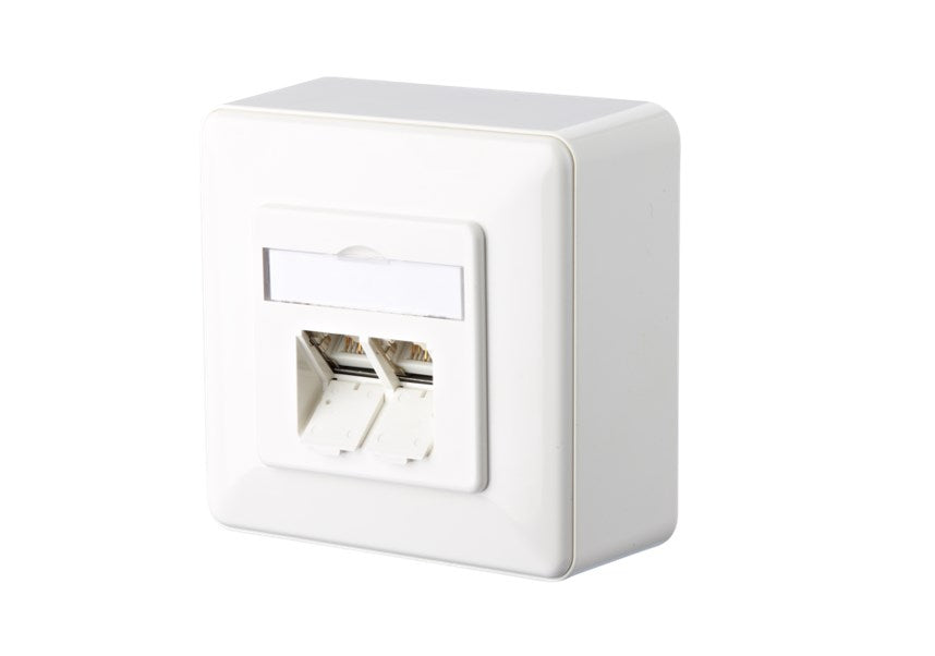 METZ CONNECT E-DAT C6 2 Port AP reinweiß METZ CONNECT E-DAT C6 2 Port AP reinweiß